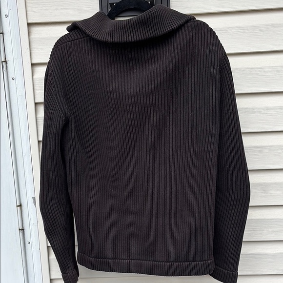 FLIPPA K Men's Black Full-Zip Ribbed Sweater-XL - Picture 7 of 8